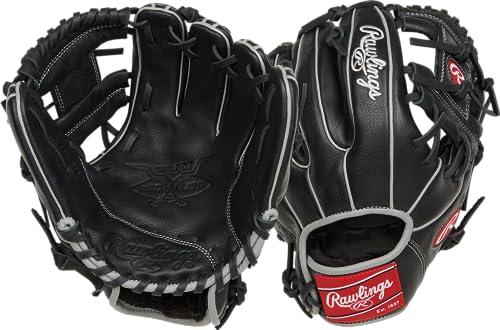 Rawlings | SELECT PRO LITE Youth Baseball Glove | Carlos Correa Pattern | Right Hand Throw | 10.5' - Pro I-Web | Black
