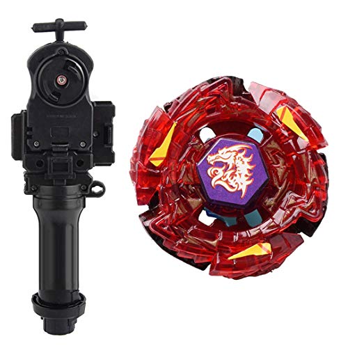 Battling Toys - Ultimate Meteo L-Drago Rush Red Metal Fusion Fury Masters with Power Launcher & Grip Battle Set
