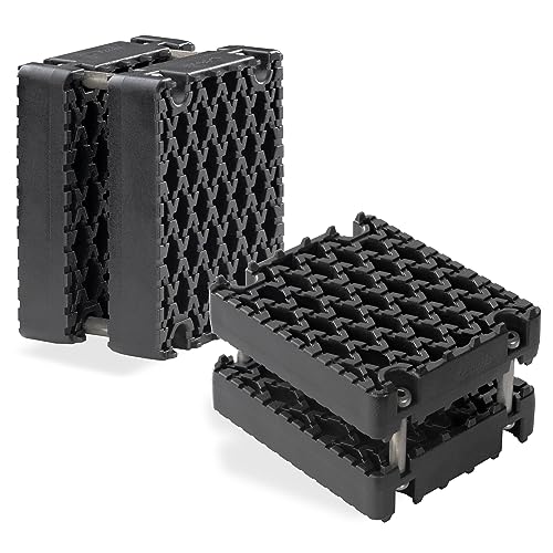 CyclingDeal 1.5' Bicycle Pedal Blocks for Child Kids Bikes - 1 Pair 3.75'x3.3' Large - Bring The Pedals Closer to Rider - Secure & Comfortable Riding