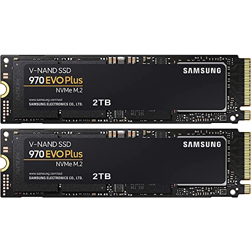Samsung MZ-V7S2T0B/AM 970 EVO Plus NVMe M.2 SSD 2TB 2 Pack