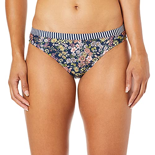 Kenneth Cole Reaction Women's Standard Hipster Bikini Swimsuit Bottom, Multi, Small