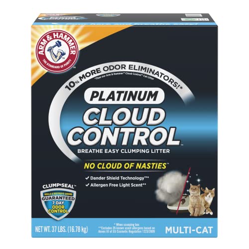 ARM & HAMMER Cloud Control Platinum Clumping Cat Litter 37LB