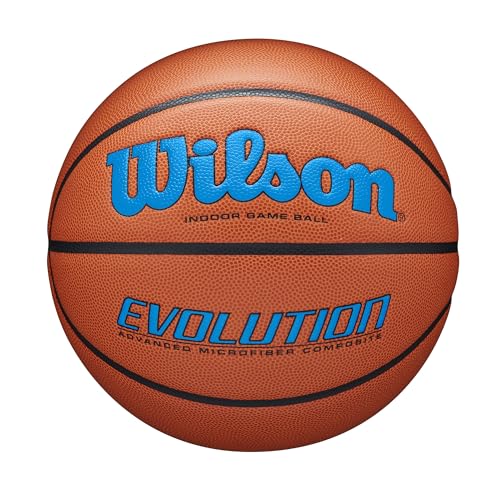 Wilson Evolution Official Size Game Basketball-Royal