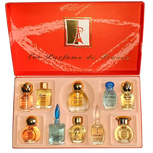 Charrier Parfums - 10 Eaux de Parfum Luxurious Gift Box - 52.7 ml - Made in Provence, France