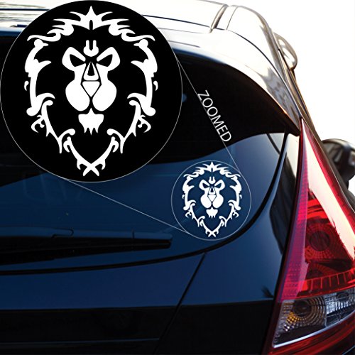 Yoonek Graphics Wow Alliance Decal Sticker for Car Window, Laptop and More. # 817 (4' x 3.1', White)