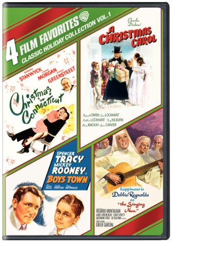 4 Film Favorites: Classic Holiday Vol. 1 (Boys Town, A Christmas Carol, Christmas in Connecticut, The Singing Nun)