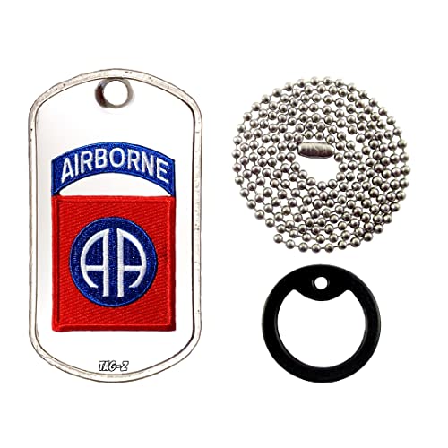 82ND Airborne Division Patch - Necklace - Tag-Z Military Dog Tags