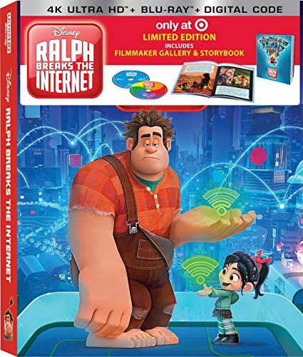 Ralph Breaks the Internet (Limited Edition Filmmaker Gallery & Storybook) [4K Ultra HD + Blu-ray + Digital HD]