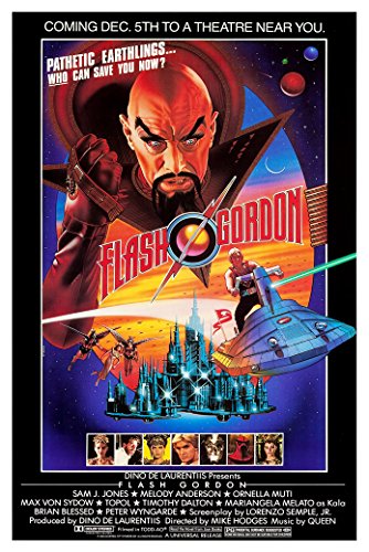 Flash Gordon (1980, Sam Jones) Movie Poster 24x36 (60.96 x 91.44 cm) L