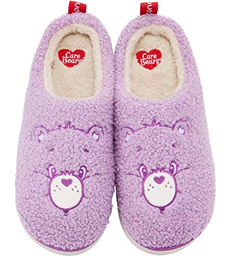 YUNGPRIME Care Bears House Slippers Cozy Slip on Fluffy Scuff Shoes for women and men