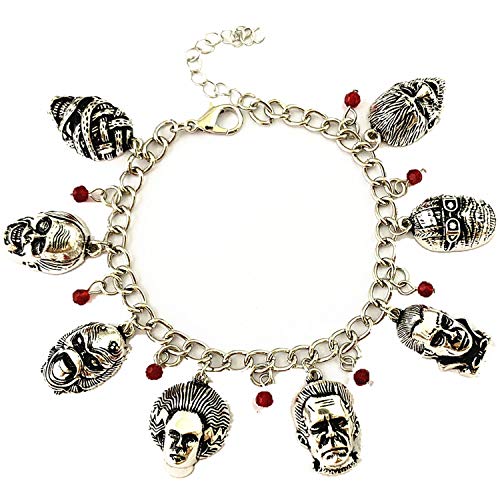 HYTAIBB Halloween Horror Charm Bracelet vampire Bracelet Gifts for Men Woman Girl…