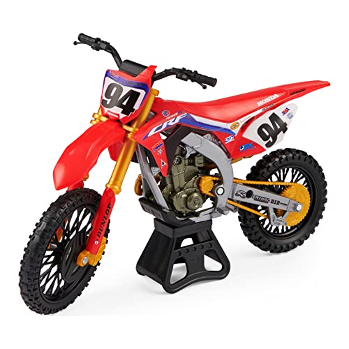 Supercross, Authentic Ken Roczen 1:10 Scale Collector Die-Cast Motorcycle Replica with Display Stand