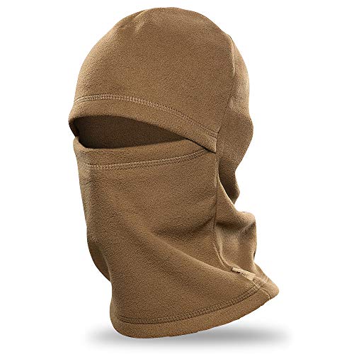 M-Tac Elite Winter Fleece Balaclava - Coldweather Mask Thermal for Winter - Men Tactical Military Style (Coyote Brown)