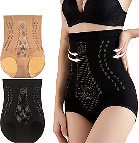 Sedopla 2 Pieces Unique Fiber Restoration Shaper,Graphene Honeycomb Tightening and Body Shaping,Tummy Control (Black)