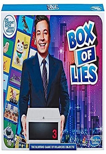 Hasbro Gaming The Tonight Show Starring Jimmy Fallon Box of Lies Party Game for Teens and Adults