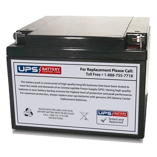 FirstPower FP12240D 12V 26Ah Sealed Lead Acid - AGM - VRLA Replacement Battery