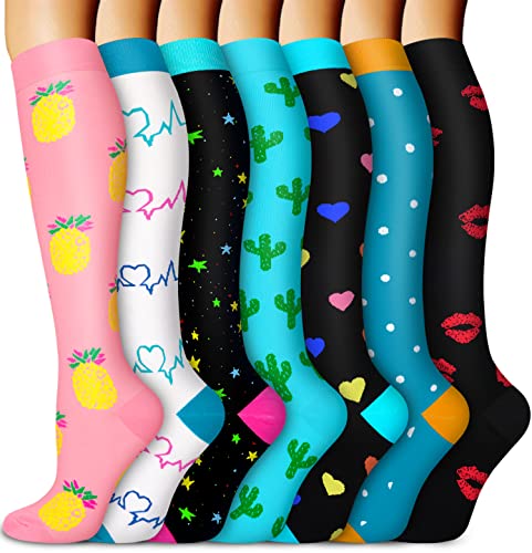 Aoliks Compression Socks for Women & Men,Funny Circulation Socks for Flying Pregnancy