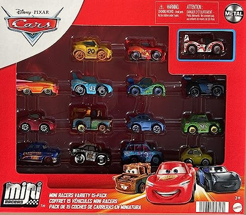 Disney Cars Mini Racers 15-Pack Variety Radiator Springs Ramone, Strip Weathers AKA The King