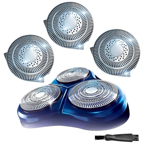 HQ9 Replacement Heads Blades for Philips Norelco Electric Shaver Razor Triple Track Head SpeedXL HQ9080 HQ9070 HQ8240/8260 PT920 8140XL 8150XL 8160XL 8170XL…Upgraded HQ9 Replacement Shaving Blades