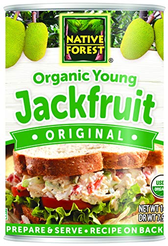 Native Forest Organic Young Jackfruit – Great Meatless Alternative, Plant Based Meat, Non-GMO Project Verified, USDA Organic – Original, 14 Oz (Pack of 6)