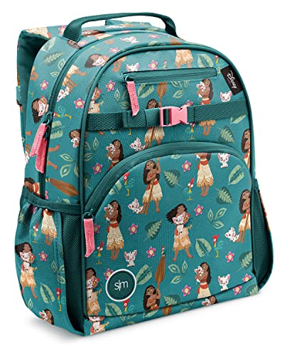 Simple Modern Disney Toddler Backpack for School Girls and Boys | Kindergarten Elementary Kids Backpack | Fletcher Collection | Kids - Medium (15' tall) | Moana's Village