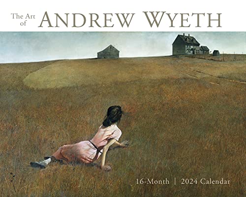 The Art of Andrew Wyeth 2024 Wall Calendar, 16-Month Art & Design Calendar, 12' x 15'
