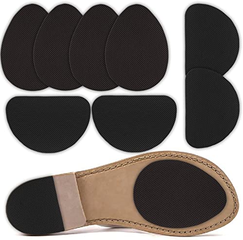 Non-Slip Shoes Pads Sole Protectors Adhesive, High Heels Anti-Slip Shoe Grips (Black 4pairs)