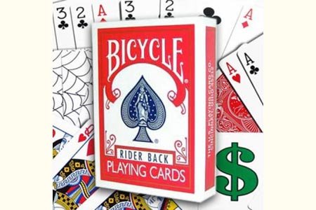 Magic Makers Essential Gaffed Bicycle Deck with Bonus Digital Download Marty Gram's 3 Classic Card Tricks