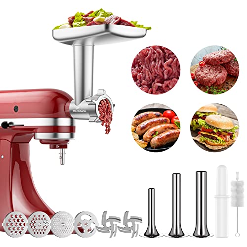 GVODE Meat Grinder Attachment for Kitchenaid Stand Mixer