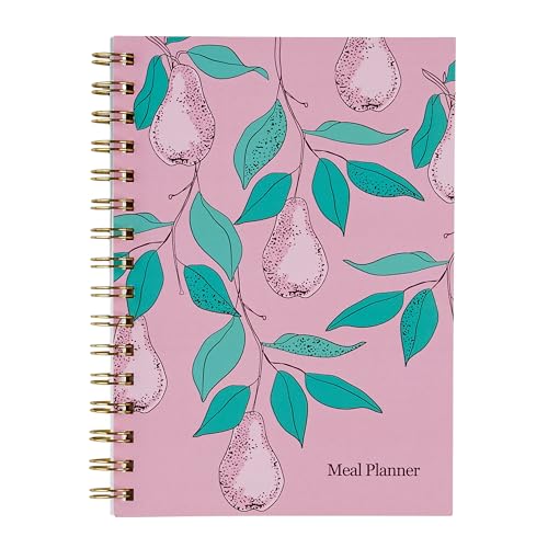 Erin Condren Inspired Collection A5 Weekly Meal Planner, Includes Shopping List Trackers