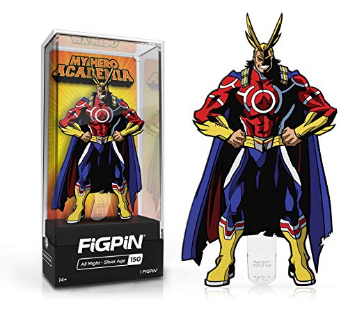 FiGPiN My Hero Academia: All Might - Collectible Pin with Premium Display Case - Not Machine Specific