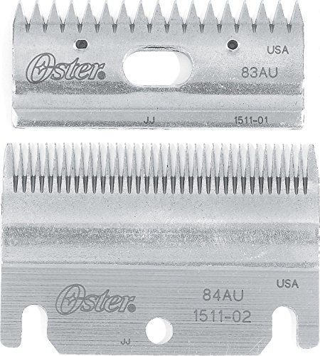 Oster Clipmaster Top and Bottom Clipper Blade Set, 83AU and 84AU (078511-126-001)