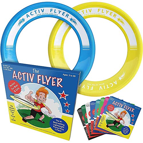 Frisbee Rings for Kids - Easter Basket Stuffers for Boys Toys Age 4-5 6-7 8-12 Year Old Boys Fun Spring Pool Beach Family Games Top Tween Girls Birthday Ideas Ages 9 10 11 Yr