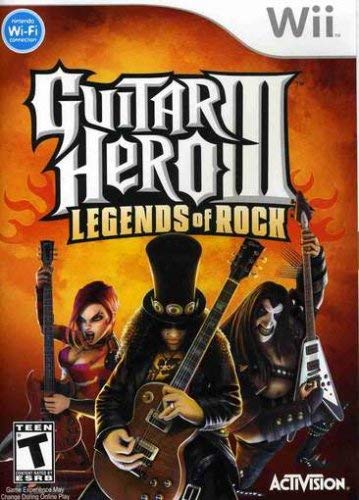 Guitar Hero III: Legends of Rock - Nintendo Wii (Game only) (Renewed)
