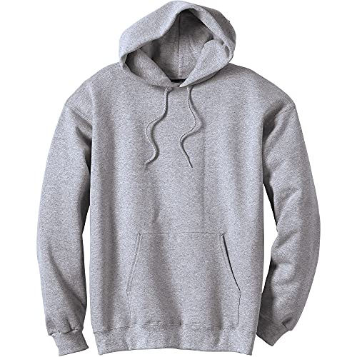 Hanes Men's Ultimate Cotton Heavyweight Pullover Hoodie Sweatshirt, Light Steel, Medium