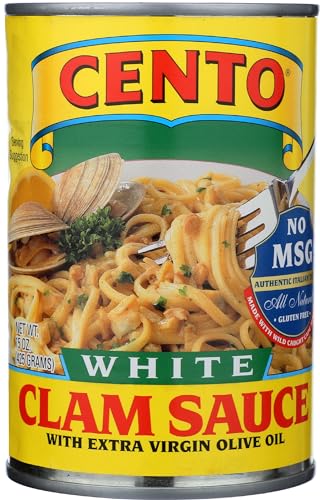 Cento Foods, Sauce White Clam, 15 Ounce