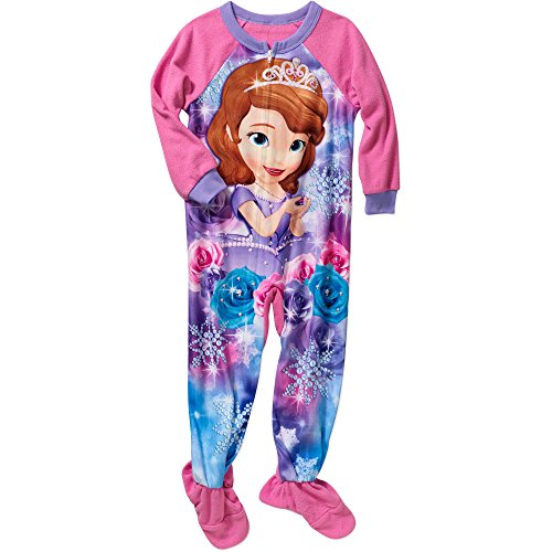 Disney Princess Sofia The First Girl Footed Sleeper Blanket Pajama Size 5T