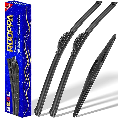 3 wipers Replacement for 2012-2018 Subaru Forester/2015-2019 Subaru Outback, Windshield Wiper Blades Original Equipment Replacement - 26'/17'/14' (Set of 3) U/J HOOK