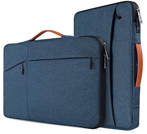 15.6 inch Water Resistant Laptop Briefcase Bag for HP ENVY X360 15.6, HP Pavilion 15, Lenovo IdeaPad 15.6, Acer Aspire 5 Slim Laptop, Acer Chromebook 15, MSI GL63, 15.6' Protective Notebook Bag