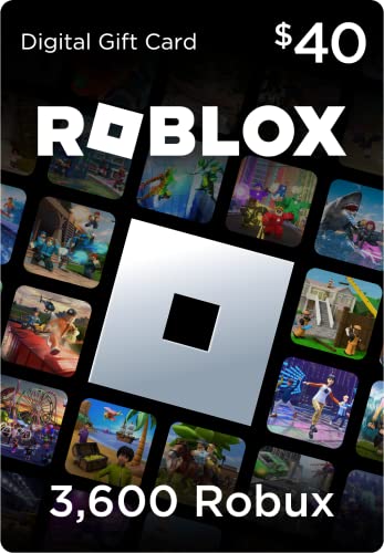 Roblox Digital Gift Code for 3,600 Robux [Redeem Worldwide - Includes Exclusive Virtual Item] [Online Game Code]
