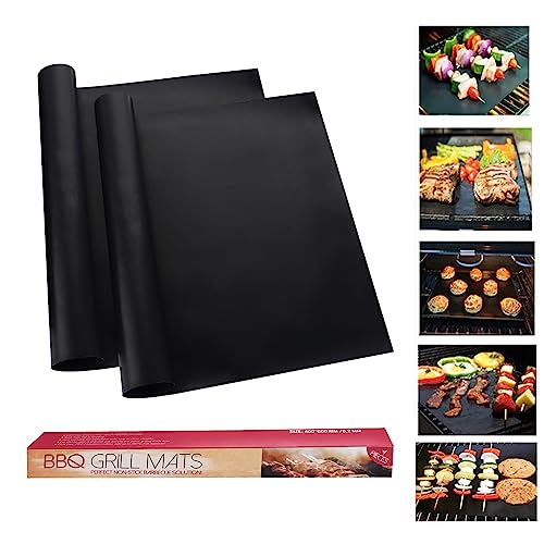 Oven Liners for Bottom of Electric Gas Oven - 2 Pack Large Heavy Duty Oven Mat, Heat Resistant Oven Liners for Bottom of Electric Oven, 15.74'x 23.6'. (2PACK)