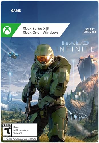 Halo Infinite Standard Edition - For Xbox One, Xbox Series X - Rated T (Teen 13+) - Strategy & Shooter Game - Single & Multiplayer Supported