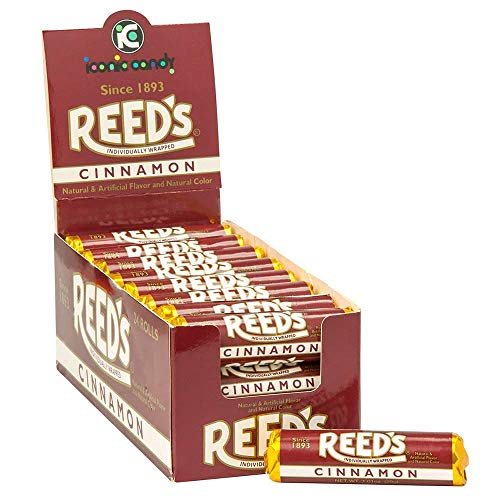 Reed’s Cinnamon Candy Rolls | Traditional Cinnamon Hard Candy | Reed’s Classic Spiced Hard Cinnamon Candy Brought To You By Iconic Candy | 24 Count…