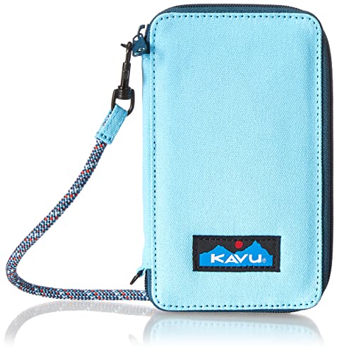 KAVU Go Time Bi-Fold Crossbody Wallet with Rope Strap, Maliblue