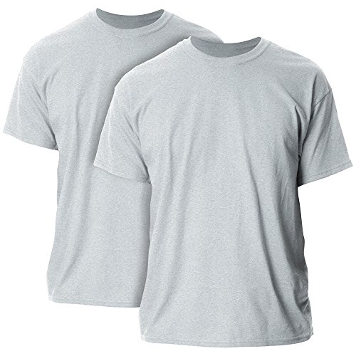 Gildan Adult Ultra Cotton T-Shirt, Style G2000, Multipack, Sport Grey (2-Pack), X-Large
