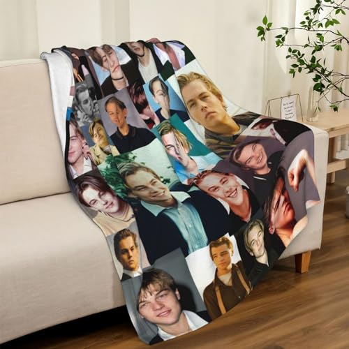 Leonardo Dicaprio Blanket Ultra Soft Throw Blanket Super Soft Flannel Blanket Lightweight Warm Blanket Universal All Season 40x50 inch