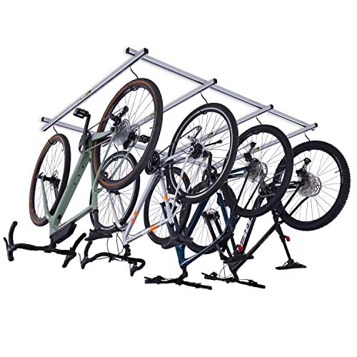Saris Glide Bike Storage Ceiling Rack Grey, Standard