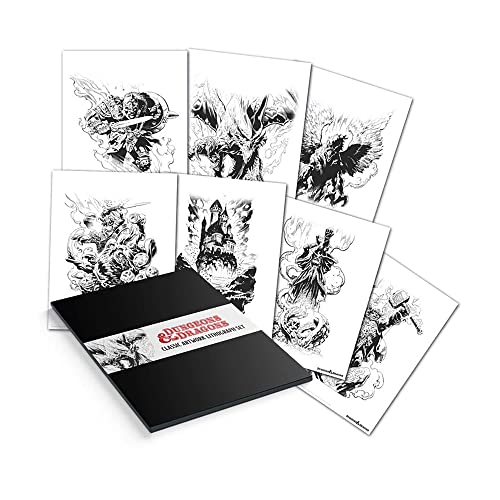 Fanattik Dungeons & Dragons Lithograph Set