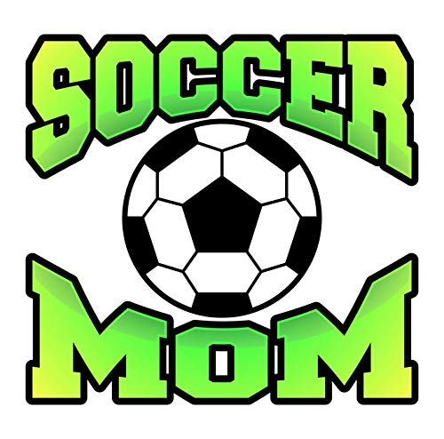 Soccer Mom Vinyl Decal Sticker - Car Truck Van SUV Window Wall Cup Laptop - One 5.5 Inch Decal - MKS1383