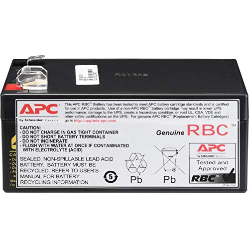 APC UPS Battery Replacement, RBC35, for APC Back-UPS models BE350G, BE350C